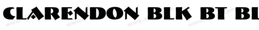 Clarendon Blk BT Bla字体转换